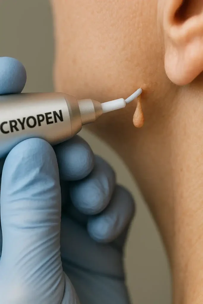 Cryopen for skin tags removal Virginia Water speak to our team today!